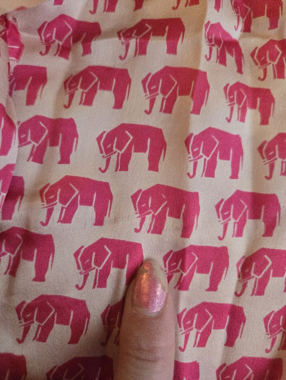 Banana Republic Heritage Vintage Silk Pink Elephant Print Ruffle Tank Top Eb4 View 4